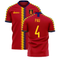 Spain 2020-2021 Home Concept Football Kit (Libero) (PAU 4)