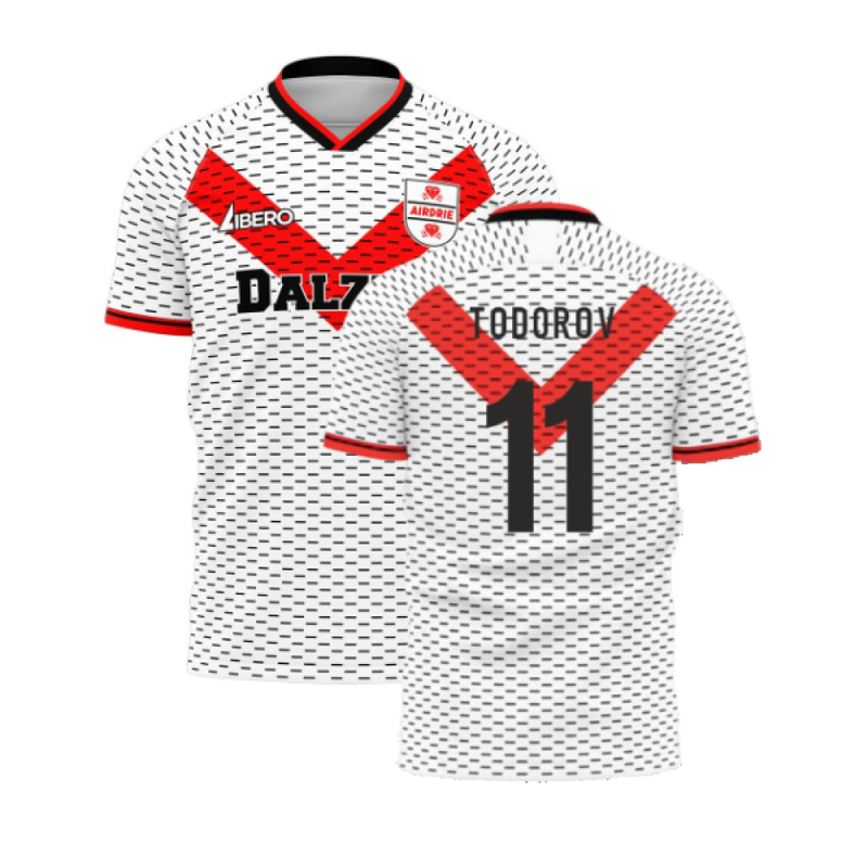 Airdrie 2023-2024 Home Concept Football Kit (Libero) (Todorov 11)