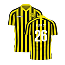 Al-Ittihad 2023-2024 Stripe Home Concept Football Kit (Libero) (Hegazy 26)