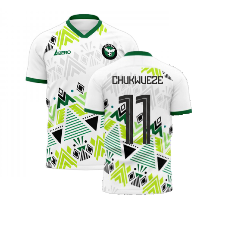 Nigeria 2020-2021 Away Concept Football Kit (Libero) (CHUKWUEZE 11)