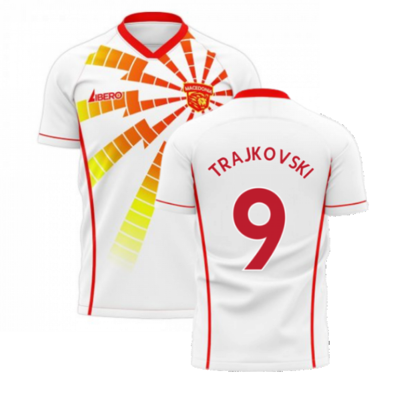 North Macedonia 2020-2021 Away Concept Shirt (Libero) (TRAJKOVSKI 9)