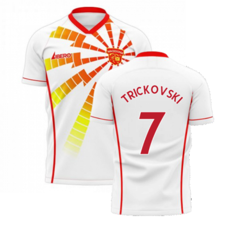 North Macedonia 2020-2021 Away Concept Shirt (Libero) (TRICKOVSKI 7)