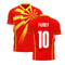 North Macedonia 2020-2021 Home Concept Shirt (Libero) (Pandev 10)