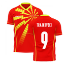 North Macedonia 2020-2021 Home Concept Shirt (Libero) (TRAJKOVSKI 9)