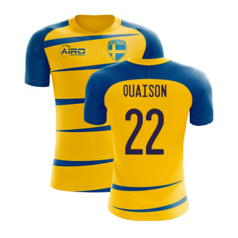 Sweden 2020-2021 Home Concept Football Kit (Airo) (QUAISON 22)