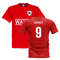 Wales Football Team T-Shirt - Red (HUGHES 9)