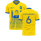 We Are With You Ukraine Concept Football Kit (Libero) (STEPANENKO 6)